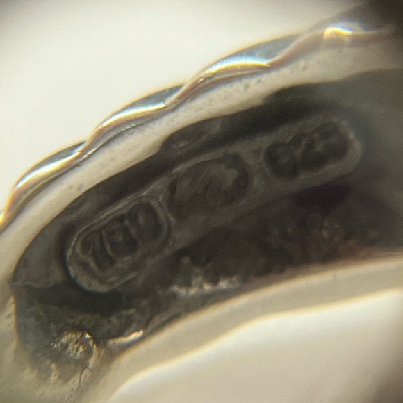 David Yurman Noblesse 18K Gold & Sterling Silver Pave Diamond Ring - Picture 7 of 15